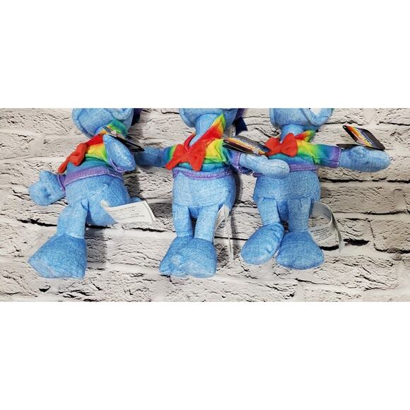 SET OF 3 Disney Pride Rainbow Collection Plush Donald Duck 10 Inch - Picture 4 of 7